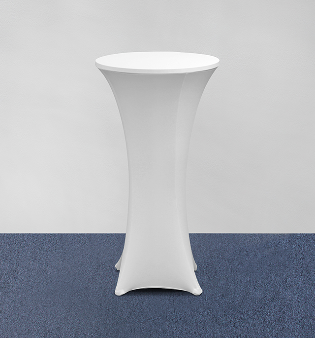Stehtisch Stretch Hussen 60cm kaufen Weiss