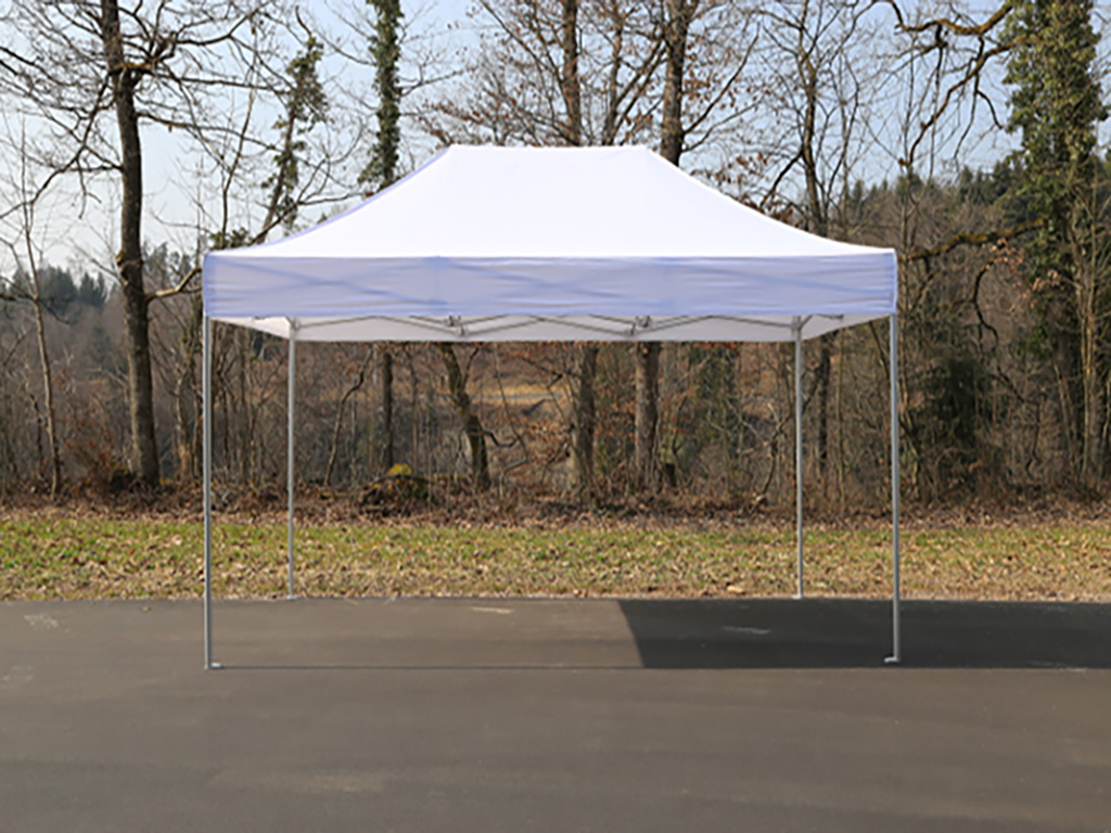 Faltzelt mieten 3×4.5m Weiss