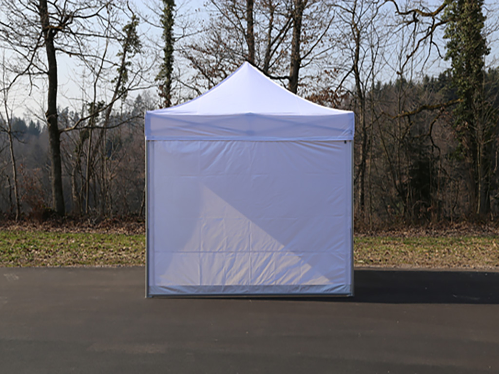 Seitenwand 3m Standard Weiss